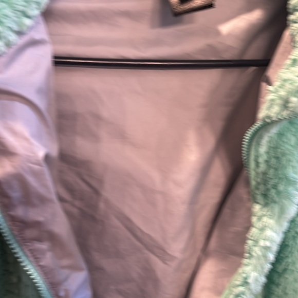 The North Face Youth Girl's Laurel Fleece Jacket Coat Ice Green Youth large - Picture 4 of 5